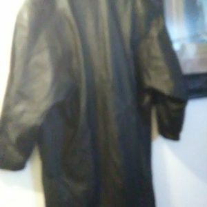 Black Leather Coat